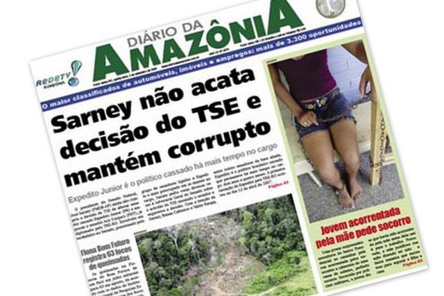 JORNAL ACUSA SARNEY, RAUPP E RENAN DE MANOBRA PARA MANTER MANDATO DE EXPEDITO