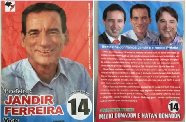 Por causa de panfleto apócrifo, Melki pode pedir anulação da eleição em Vilhena