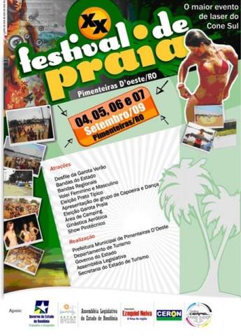 COMEÇA HOJE O 20º FESTIVAL DE PRAIA DE PIMENTEIRAS
