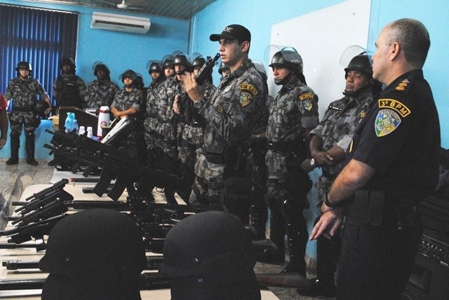 Grupo de Operações Especiais (GOE) da PM de Vilhena segue para Comodoro