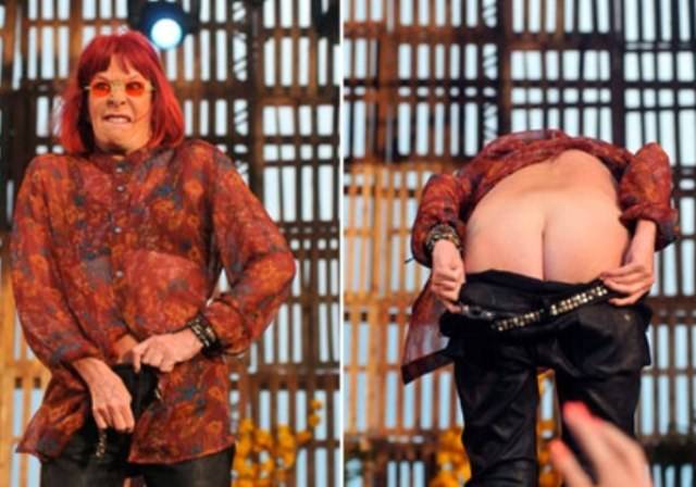 Cantora Rita Lee abaixa a calça em show no Distrito Federal