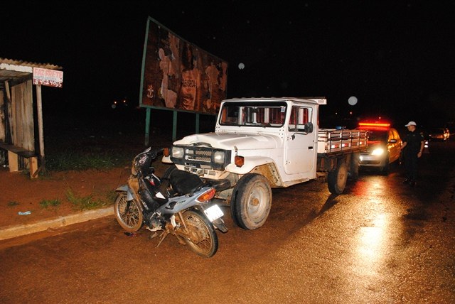 Motociclista sofre fratura em acidente na Avenida Melvin Jones em Vilhena  