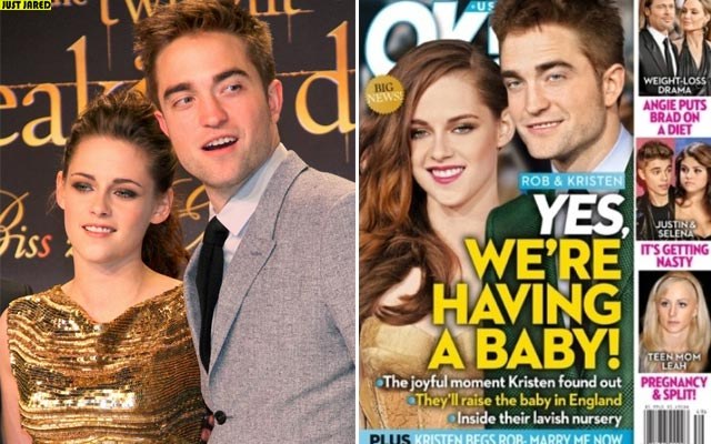 Será? Boatos dizem que Kristen Stewart está grávida de Robert Pattinson