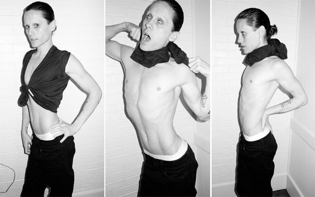 Jared Leto aparece esquelético para interpretar travesti portador do vírus HIV e