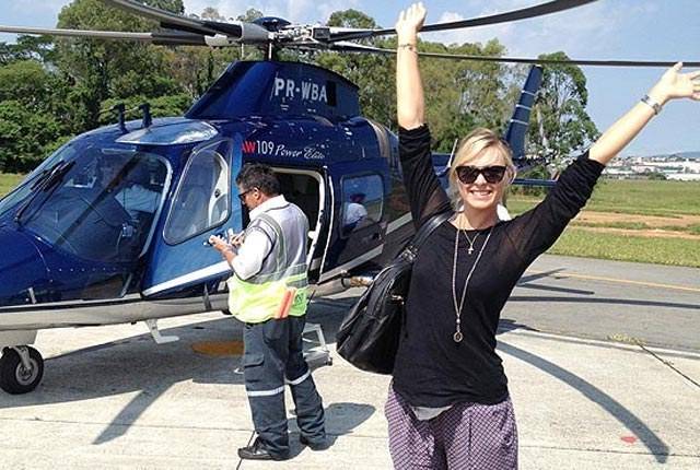 Pra quem pode: Maria Sharapova só anda de helicóptero para fugir de trânsito