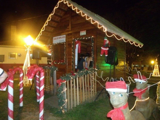 Inauguração da Casa de Papai Noel oficializa comemorações de Natal em Vilhena