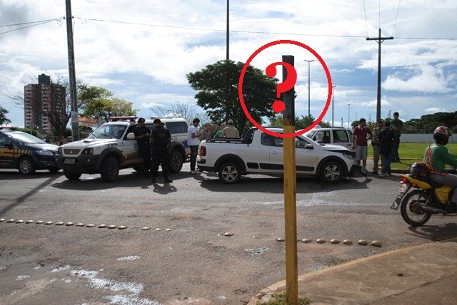 Acidente na BR 174 com Av. Tancredo Neves deixa homem de 75 anos ferido