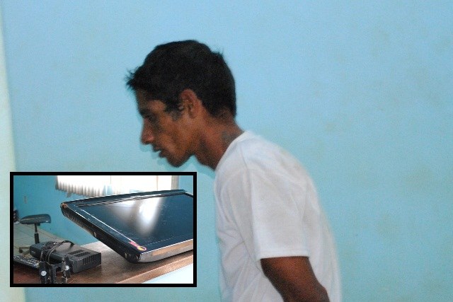 Ligação anônima leva a prisão de homem suspeito de furtar salão de beleza