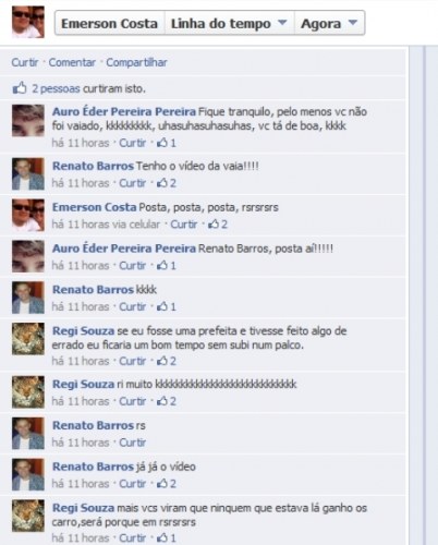 Aliados de Rover não se conformam com vaia e denunciam repórter da TV Vilhena