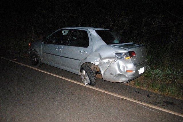 Ultrapassagem em local proibido causa acidente na BR 435, a 10 km de Colorado