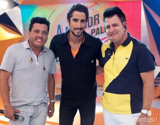 Bruno e Marrone se divertem em quadro do programa Legendários