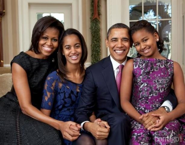 Michelle Obama não discute peso com as filhas