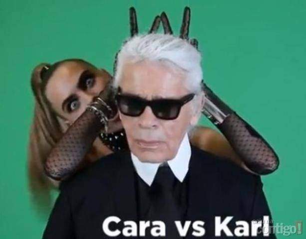 Karl Lagerfeld assina editorial para marca brasileira de sapatos