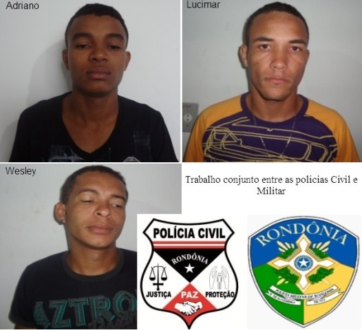 Polícia divulga fotos de quadrilha que atuava em “saidinha de banco” em Vilhena