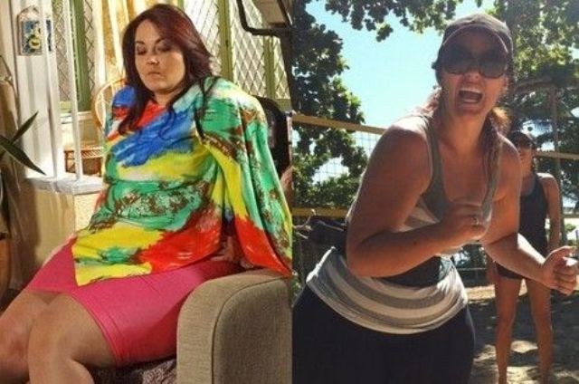 Após perder 50kg com cirurgia, atriz volta à TV ao lado de Gianecchini 