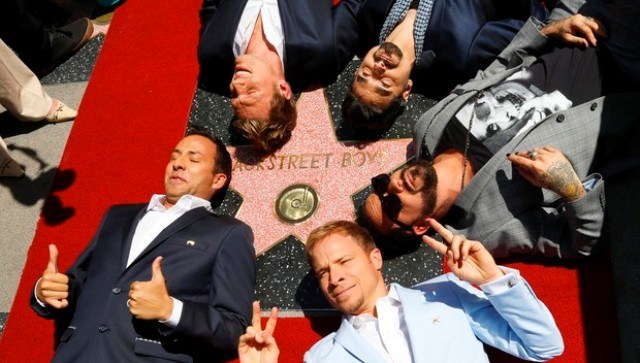Backstreet Boys ganham estrela na Calçada da Fama em Hollywood