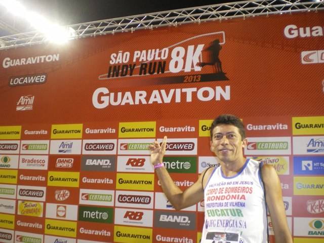 Atleta de Vilhena participa da 3ª Corrida Indy Run em São Paulo