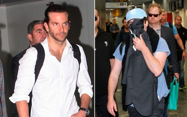 Bradley Cooper e elenco do filme "Se Beber Não Case! 3" chegam ao Rio de Janeiro