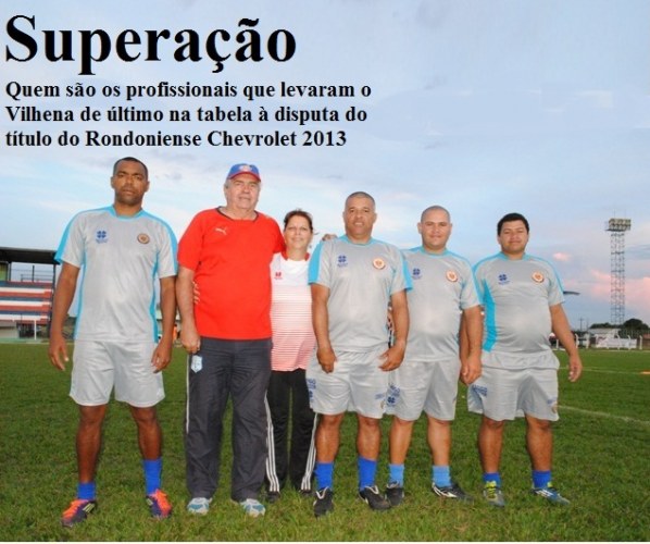 A equipe por tras do time; quem são os responsáveis pela evolução do Vilhena  
