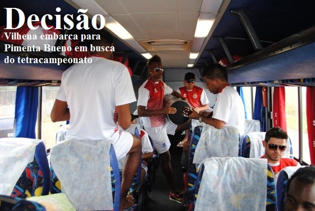 Vilhena embarca para jogo decisivo em Pimenta Bueno