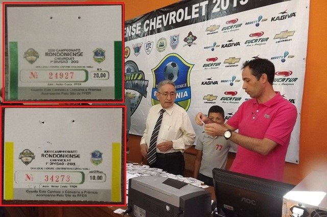 Uma das motocicletas sorteadas pela FFER pode ter saído para vilhenense