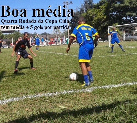 Mesmo com adiamento de jogo, 4º Rodada da Copa Cidade registra boa média de gols