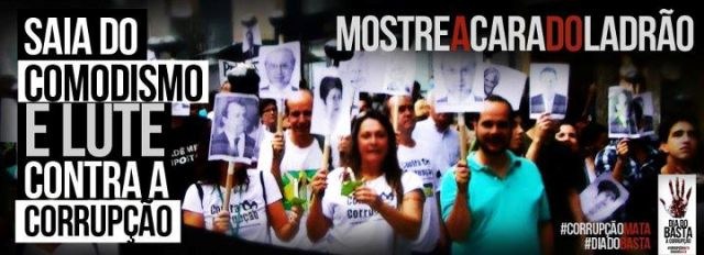 Assessor de Natan e comissionados de Rover vão a protesto contra corrupção