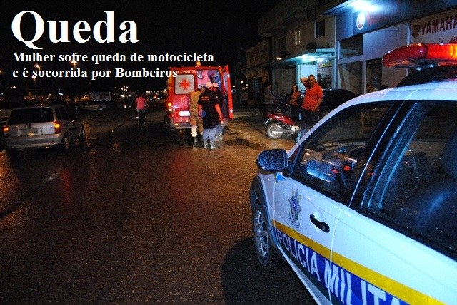Motociclista sofre queda na Avenida Marechal Rondon, no Centro de Vilhena