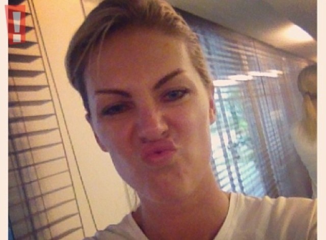 Ana Hickmann faz careta para malhar: "Hoje estou de cara feia"