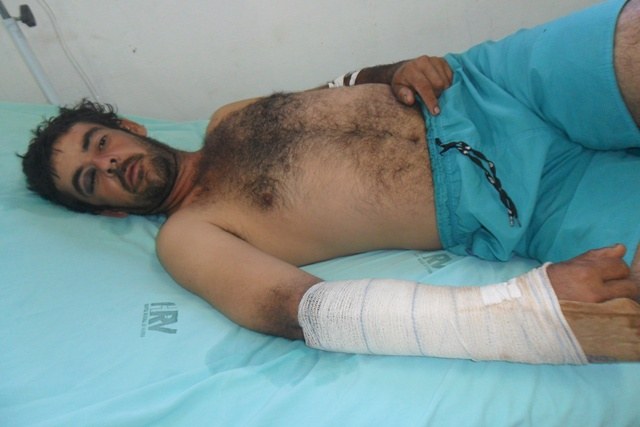 Homem despenca de telhado em Chupinguaia e é transferido para Vilhena
