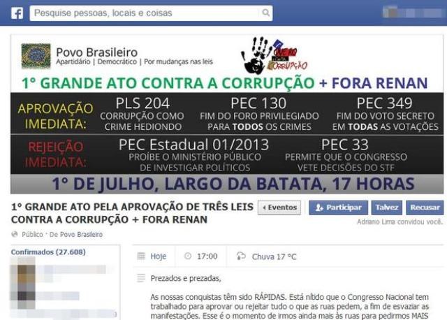 PROTESTOS NÃO PARAM