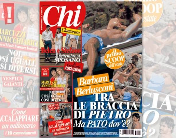 Barbara Berlusconi é fotografada aos beijos com funcionário de seu staff