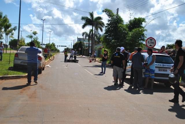 Acidente com vítima fatal na Avenida Presidente Nasser no Jardim América