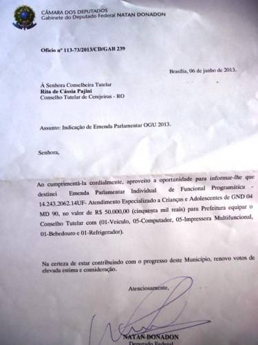 Cone Sul quer saber: Amir Lando vai garantir emendas anunciadas por Natan?