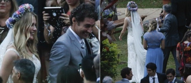 Seguranças no casamento de Fiorella Mattheis e Flavio Canto irrita vizinhos