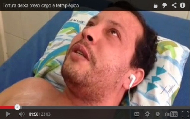 Jovem de Colorado fica tetraplégico e cego após tortura em presídio do Acre