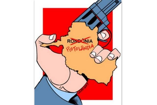 CARTUNISTA ESCREVE SOBRE PISTOLAGEM EM RONDÔNIA (1)