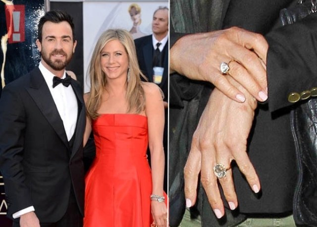 Jennifer Aniston exibe anel de noivado com diamante enorme no aeroporto