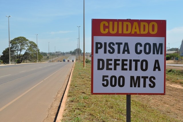 Defeito em rodovia deixa passageira de ônibus ferida em Vilhena; viagem acaba