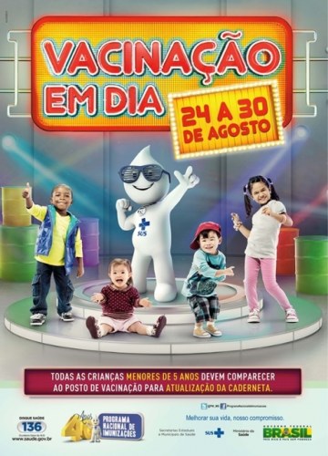 Dia D da Campanha Nacional de multivacinação é neste sábado