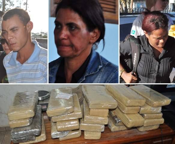 Vilhena: divulgados nomes de homem e mulheres presos transportando drogas