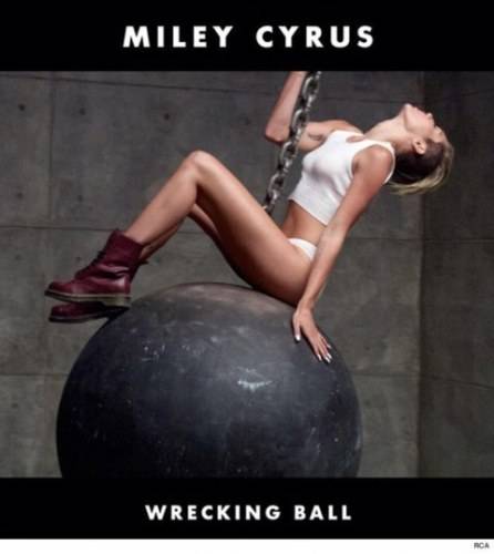 Miley Cyrus aparece de calcinha na capa do seu novo single