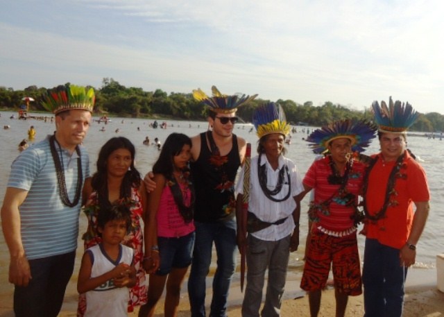 Índios de aldeia mato-grossense participaram do Festival de Praia em Pimenteiras