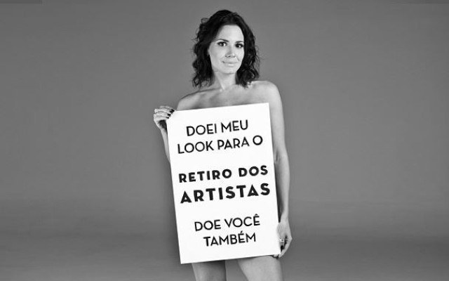 Famosas tiram a roupa em prol do Retiro dos Artistas