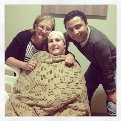 Cega e sem andar, vilhenense trava luta contra câncer em hospital de Curitiba