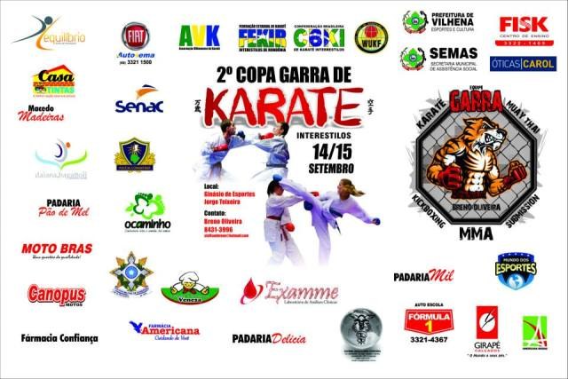 Organizadores avaliam positivamente a 2ª Copa Garra de Karate Interestilos 