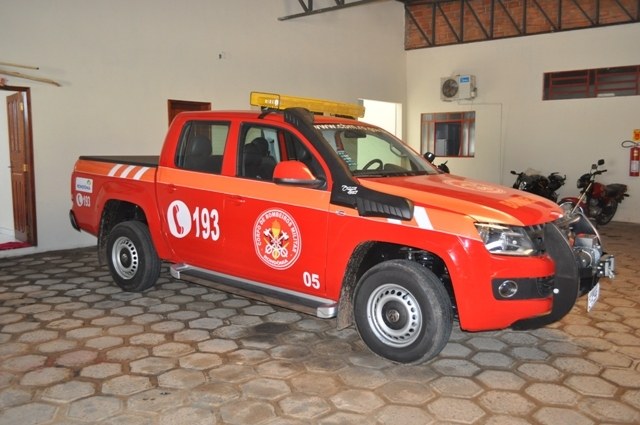 Reforço: Grupamento de Bombeiros de Vilhena recebe nova viatura