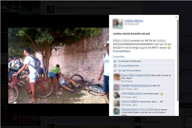 Vídeo de briga entre alunas em escola de Cerejeiras vira febre no Facebook