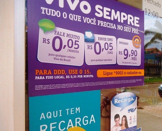 Em Cerejeiras, comerciantes desistem da venda de créditos para celulares