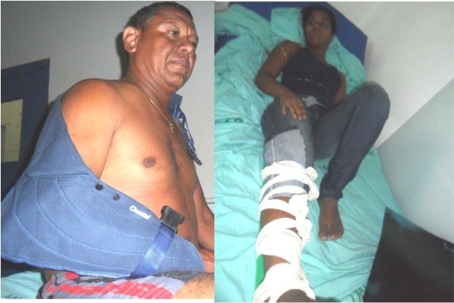 Mototaxista e passageira atropelados por carro em Vilhena não correm risco
